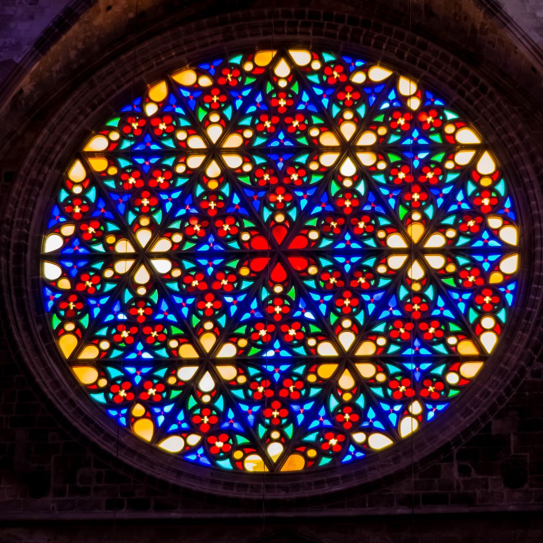 Roseton de la catedral de Mallorca