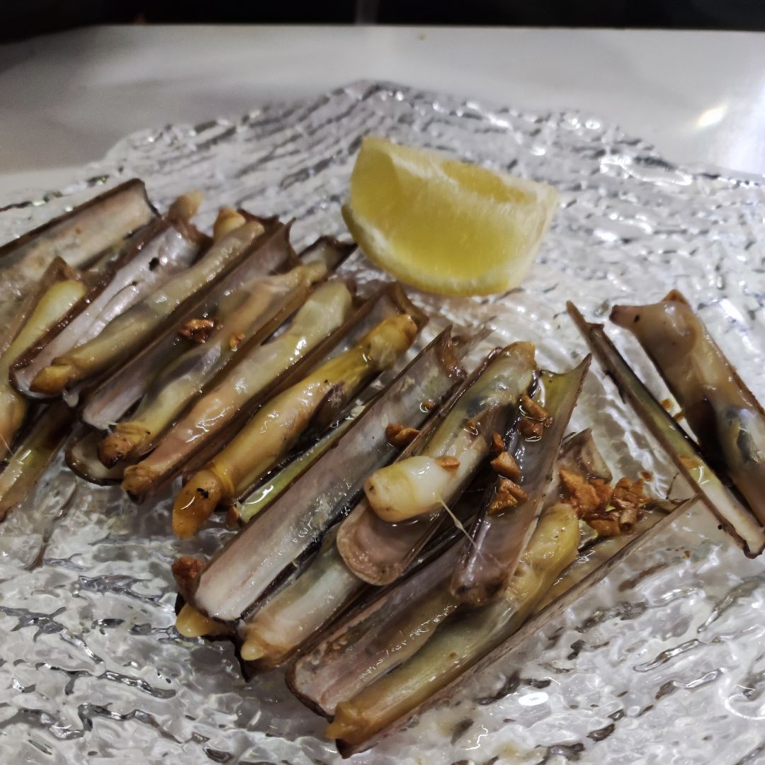 Razor clams from San Vicente de la Barquera, Cantabria