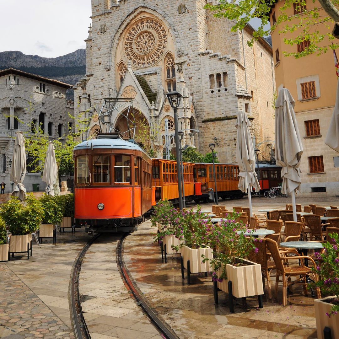 Tram Soller, Maiorca, Baleari, Spagna