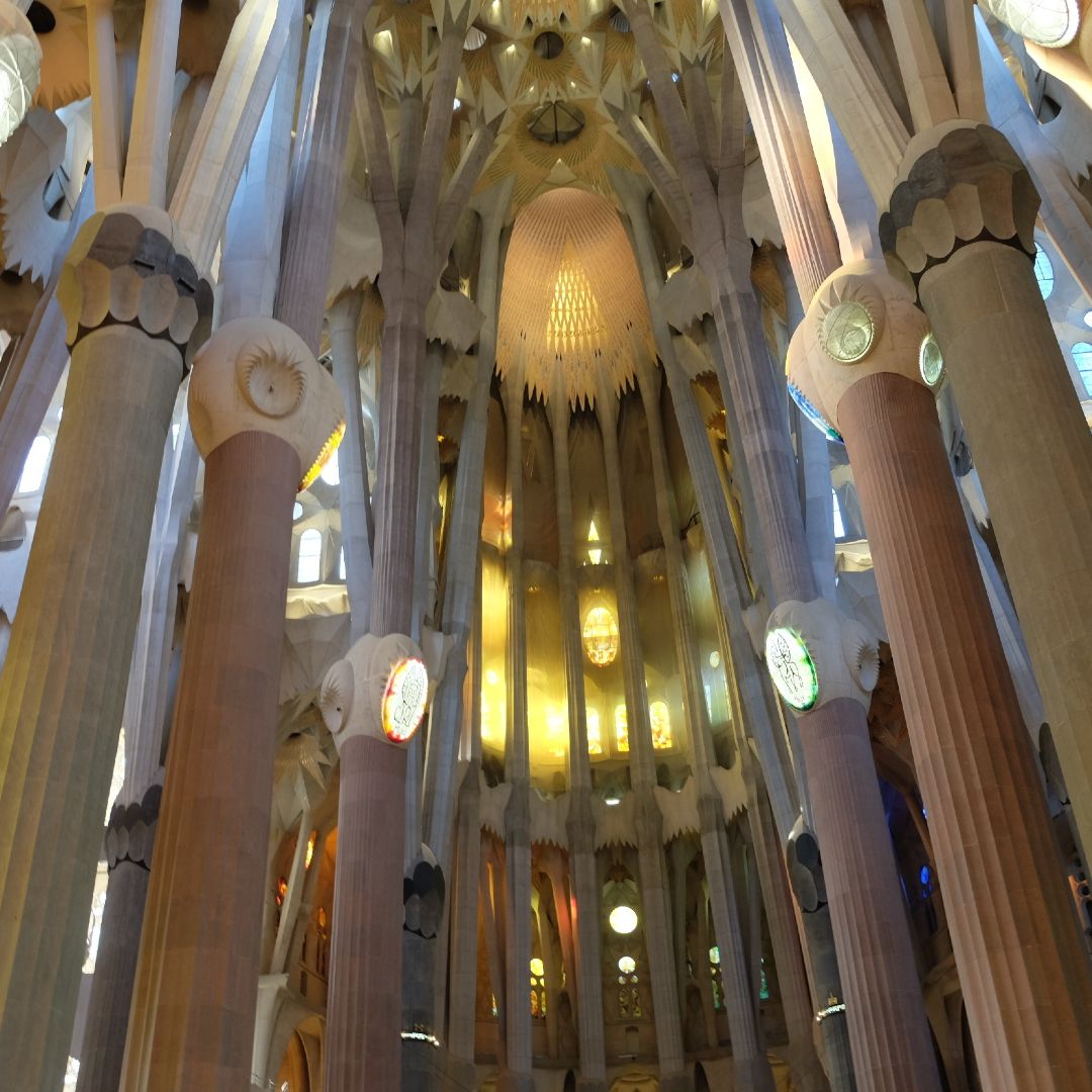 Die Sagrada Familia in Barcelona, Gaudi